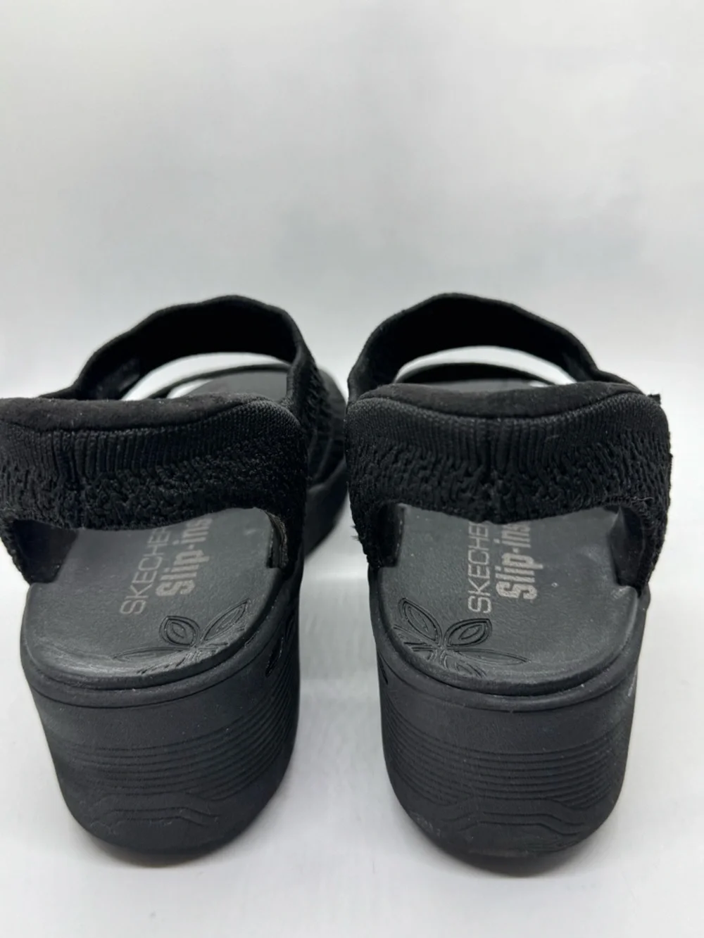 Skechers Slip-ins_Pier Lite Flex Washable Sandals in Black Size 8 - Picture 7 of 10